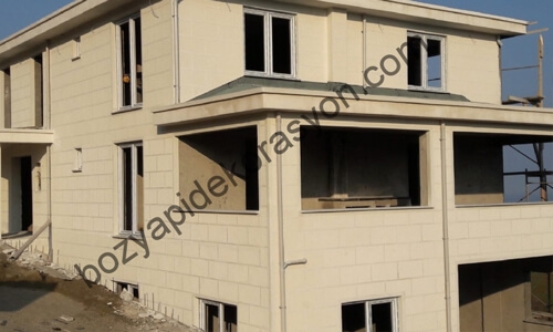 Bina Dış Cephesi Mozaik Şeklindeki Kaplama Ustası Kars