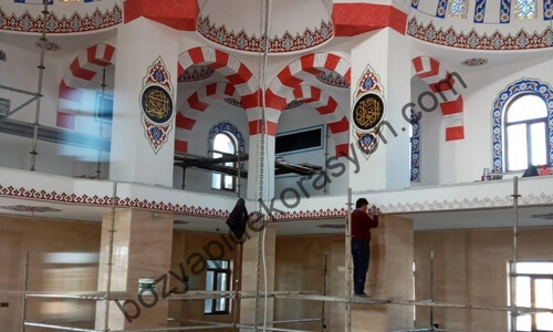 Tekirdağ Camiileri İçinde Süsleme Yapan Nakkaşlar